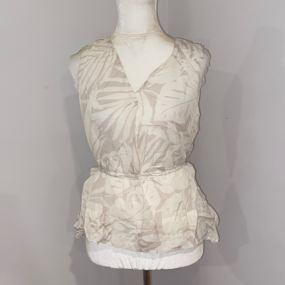 Vintage 90s Y2K Gap palm blouse